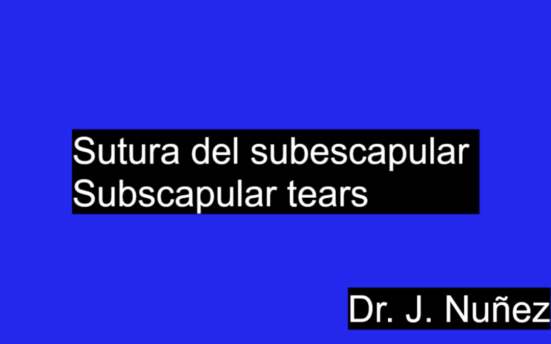 Roturas del subescapular